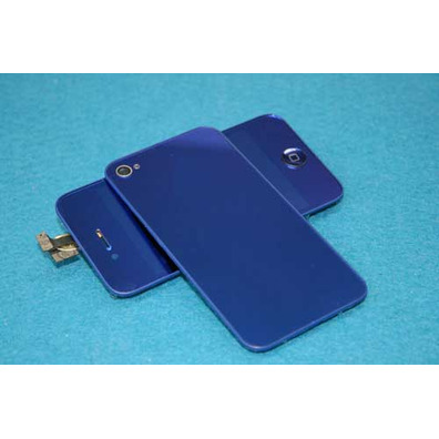 Reparaçao Carcaça completa iPhone 4S Azul Metalico