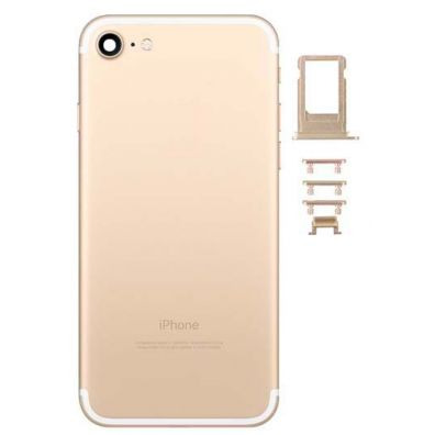 Reparaçao Carcaça Traseira iPhone 7 Dourado + Botões Laterais + Bandeja SIM