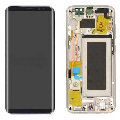 Reparaçao Tela Completa com Quadro - Samsung Galaxy S8 Ouro