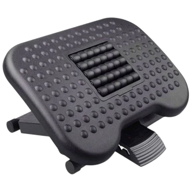 Reposapiés Negro Huanuo HNFR4 - Ergonômico e de Qualidade