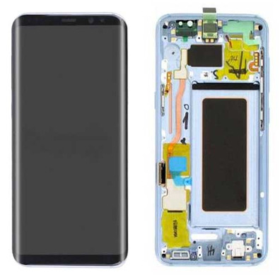 Reposto Tela Completa com Quadro - Samsung Galaxy S8 Azul