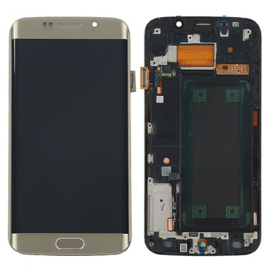 Reposição Ecrã Completo   Quadro Samsung Galaxy S6 Edge Ouro