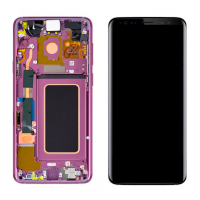 Repuesto Pantalla Meia + Marco Samsung Galaxy S9 Plus roxo