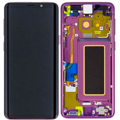 Reposição Ecrã Completo   Quadro Samsung Galaxy S9 Violeta