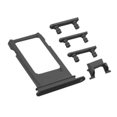 Reposto Cartão SIM + Botões Laterais iPhone 7 Preto