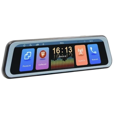 Retrovisor SWM B5319R 9.36 polegadas Carplay/Android Auto Inalámbrico Negro