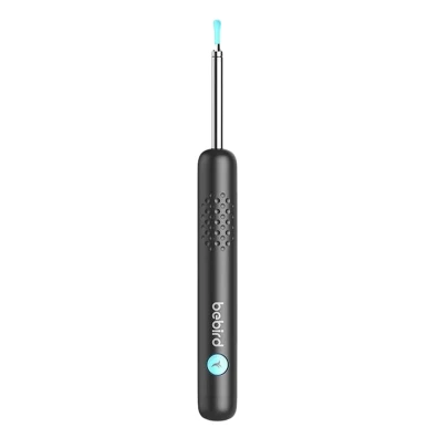 Otoscópio Limpardor de Oídos Profissional Rod Bebird R1 Negro