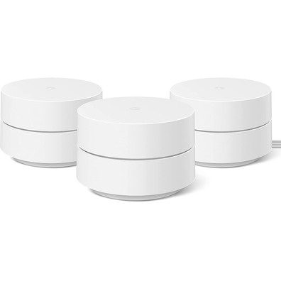 Router Inalámbrico Google WiFi 3-PK 2.4GHz/5GHz 3 2.4GHz/5GHz