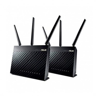 Roteador Wireless ASUS RT-AC68U PK2 2 PK2