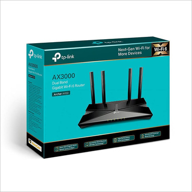 Roteador Wireless TP-Link Archer AX50 Negro