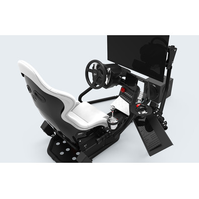 RSeat RS1 Branco/Preto