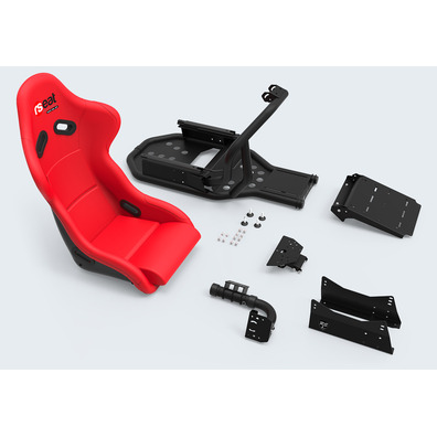 RSeat RS1 Vermelho/Preto