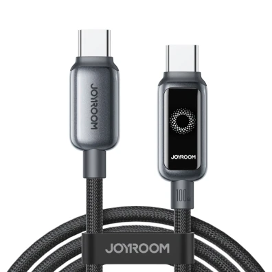 Joyroom Cabo USB-C USB-C Intelligent Power-Off 100 W 1,2 m Preto