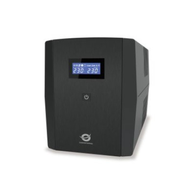 Sai 2200VA Conceptronic 1320W com Proteção 2 Shucko/3 IEC LAN Modem Zeus