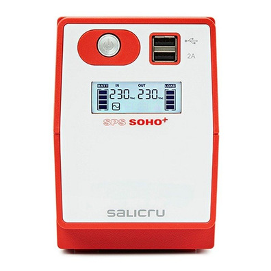SAI Línea Interativa Salicru SPS 500 SOHO+ IEC 500VA/30 0W 4.IEC