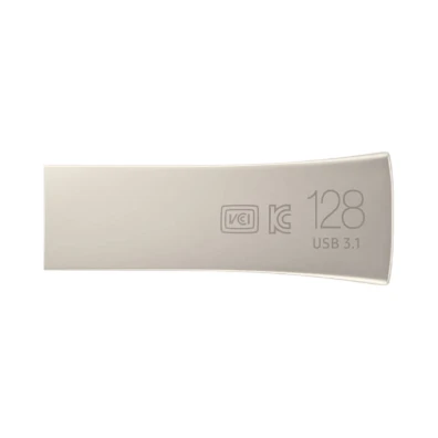 Cartão de Memória Samsung BAR Plus 128 GB USB 3.2 em Prata