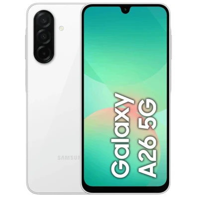 Samsung Galaxy A26 Branco 5G 6GB/128GB - Smartphone de Alta Tecnologia