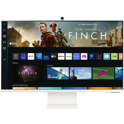 Samsung M8 M80F 32" Tela para PC 4K Ultra HD LCD Branco