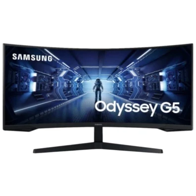 Samsung Odyssey G5 Preto 34 QHD VA UltraWide Curvo 165Hz FreeSync Premium