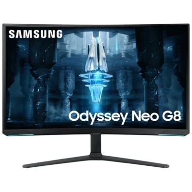 Samsung Odyssey Neo G8 Branco 32\'\' 4K UHD VA 240 Hz Curvo FreeSync Premium Pro