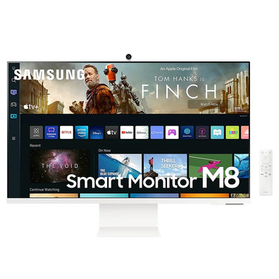 Samsung Smart Monitor M8 S32BM801UU 32 " 4K / Smart TV/ Multimídia / Blanco