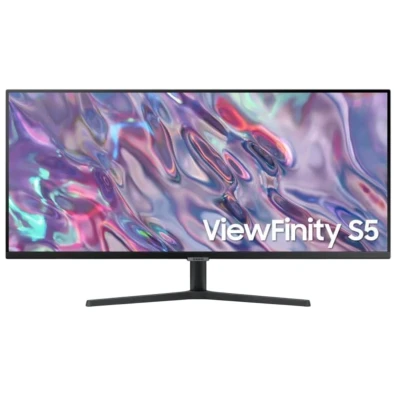Monitor Samsung ViewFinity S5 S50GC 34 UltraWide Quad HD VA 100 Hz FreeSync em preto