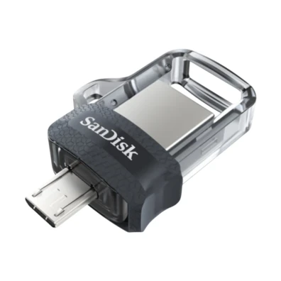 SanDisk Ultra Dual Drive m3.0 128GB USB 3.2 - Preto/Plata