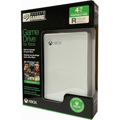 Seagate Game Drive 4 TB Branco Xbox One / Xbox Series X/S