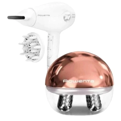 Secador de Pelo + Massagemador Facial Rowenta CV6602ES 2400W Branco