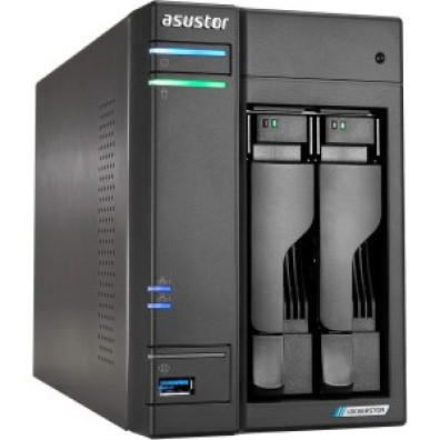SERVIDOR NAS ASUSTOR LOCKERSTOR AS6702T 2 BAHIAS - Armazenamento Potente e Seguro