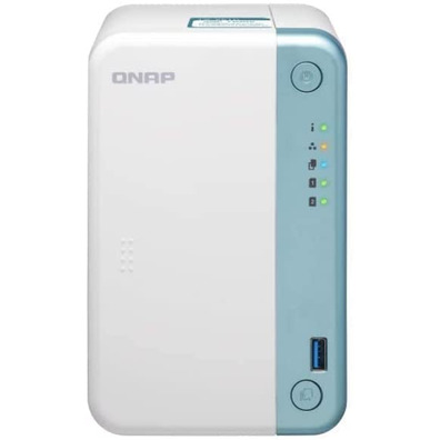 Assentos NAS Qnap Desktop 2BAY NAS 2GB RAM 1GbE