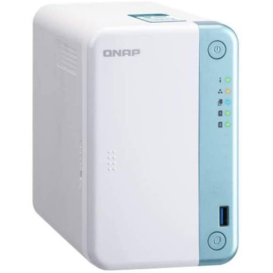 Assentos NAS Qnap Desktop 2BAY NAS 2GB RAM 1GbE