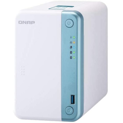 Assentos NAS Qnap Desktop 2BAY NAS 2GB RAM 1GbE