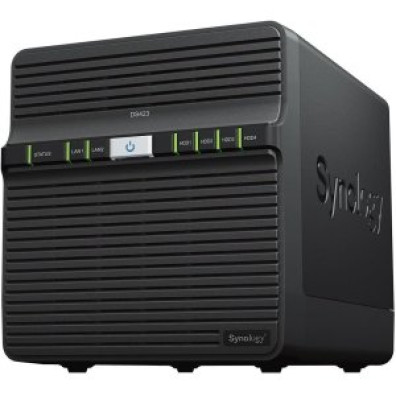 SYNOLOGY DS423: Servidor NAS 4 Bahias 1.7 GHz RAID 0,1,5,6,10