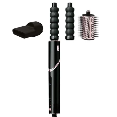 Shark FlexStyle 3 em 1 Secador de Pelo e Moldeador - Preto/Rosa