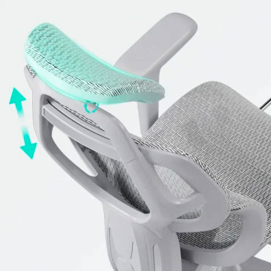 Cadeira de escritório Ergonómica Powerbasic Pinhel Gris