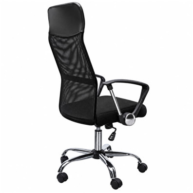Cadeira de escritório Powergaming Powerbasics Mesh Preto - Respaldo Reclinable