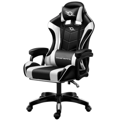 Triplica sua imersão: Cadeira Gaming PowerGaming Preto/Blanco