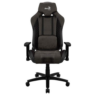 Silla Gaming Aerocool Barão de Aço Black Aerosuede