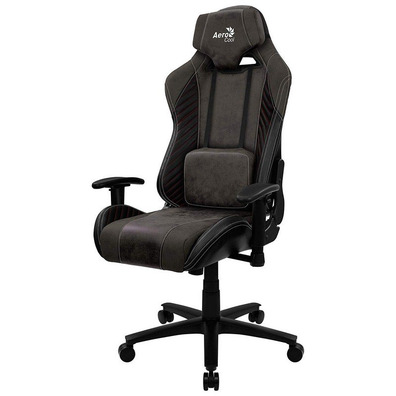 Silla Gaming Aerocool Barão de Aço Black Aerosuede