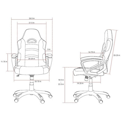 Silla Gaming Arozzi Enzo Woven Tecido Grey