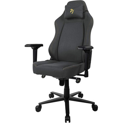 Silla Gaming Arozzi Primo Tecido Black-Gold Logo