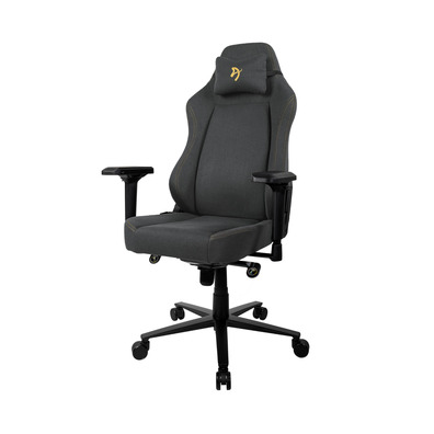 Silla Gaming Arozzi Primo Tecido Black-Gold Logo