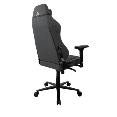 Silla Gaming Arozzi Primo Tecido Black-Gold Logo