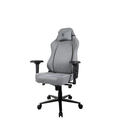 Silla Gaming Arozzi Primo Tecido Grey-Black Logo