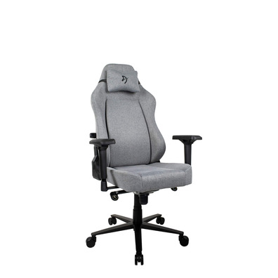 Silla Gaming Arozzi Primo Tecido Grey-Black Logo