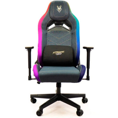 Cadeira Gaming LED Woxter Stinger Station Lite (Dorada e Prata)