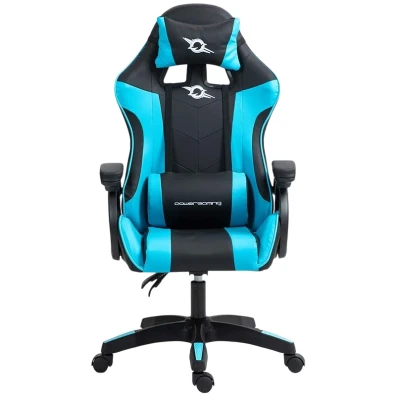 Cadeira Gaming PowerGaming Negro+Azul - Comodidade e estilo para entusiastas dos jogos