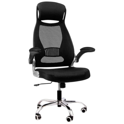 Cadeira de escritório Powerbasics W2003 Preto - Reposabrazos Abatíveis
