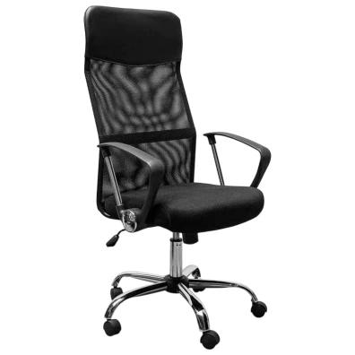 Cadeira de escritório Powergaming Powerbasics Mesh Preto - Respaldo Reclinable